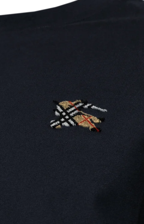 Navy Cotton T-Shirt — снимка 2