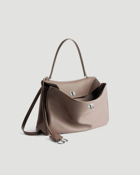 Rodeo Handbag Medium in Taupe — снимка 2