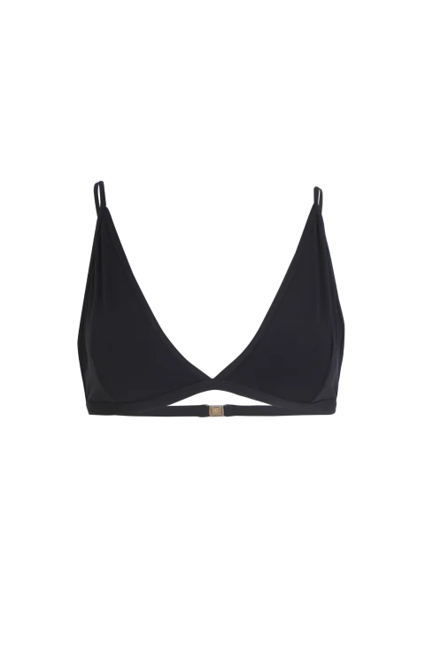 Triangle Bikini Top in Black
