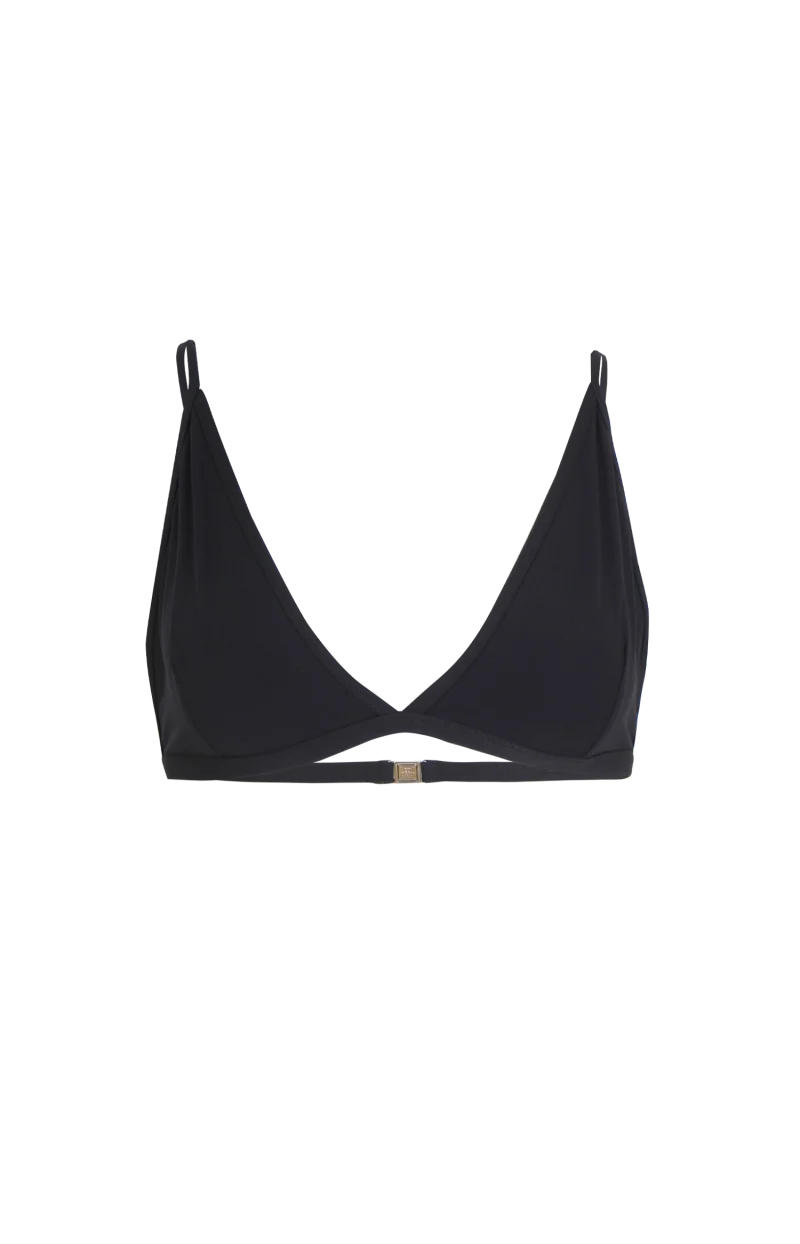 Triangle Bikini Top in Black