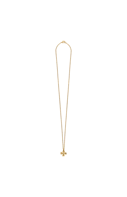 Clover Necklace in Metal in Gold