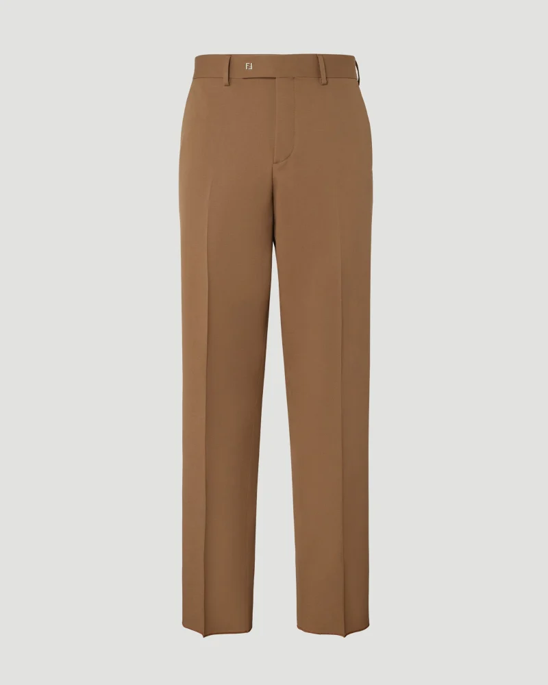Gabardine Pants in Rust