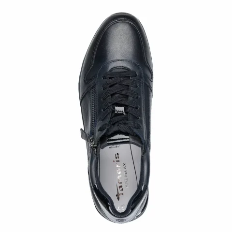 Дамски Сникърс TAMARIS – 1-23776-44-848 NAVY LEATHER — снимка 5