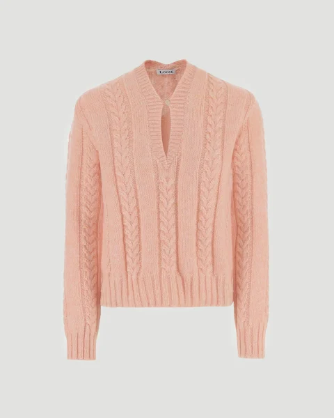 Wool Sweater in Pink
