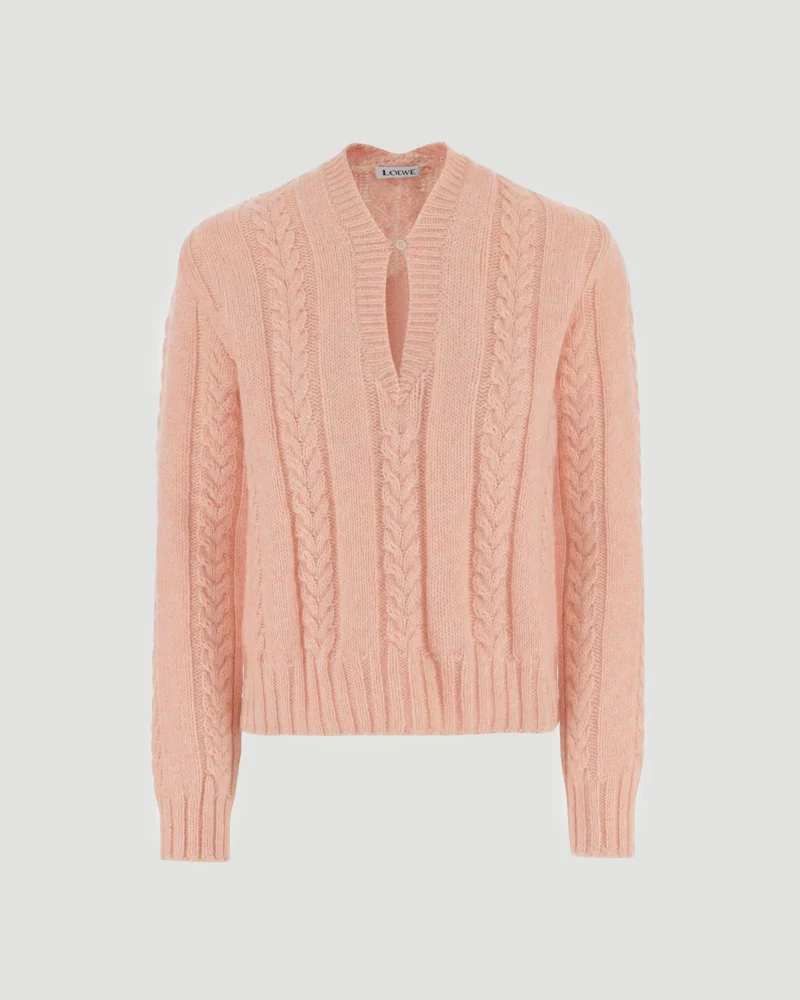 Wool Sweater in Pink