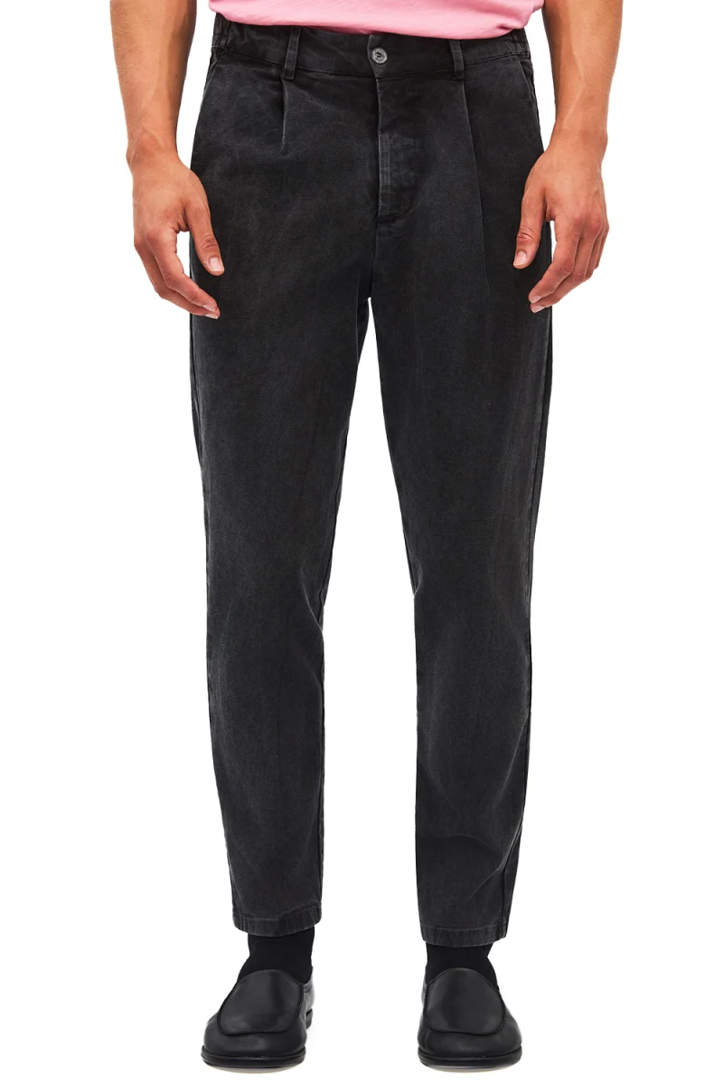 Панталон Piquet Pleated DLMP000157 vintage black