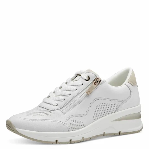 Дамски Сникърс TAMARIS – 1-23761-42-100 WHITE — снимка 3
