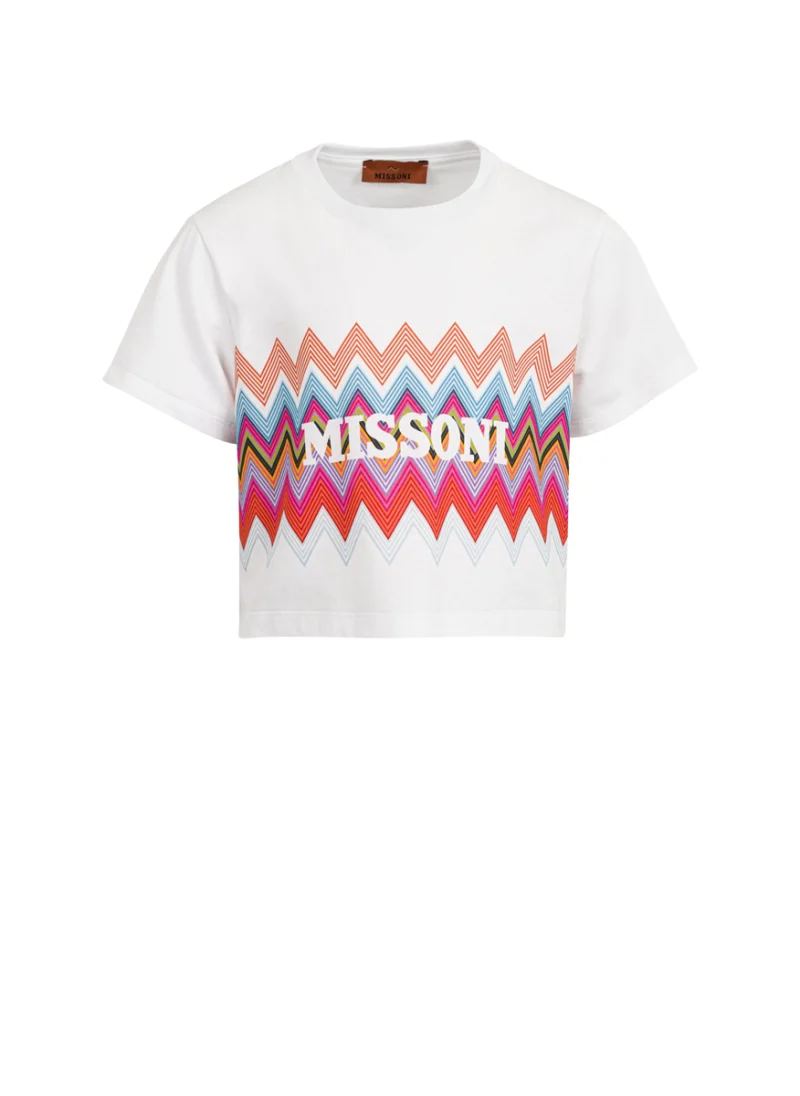 Тишърт с лого Missoni Kids