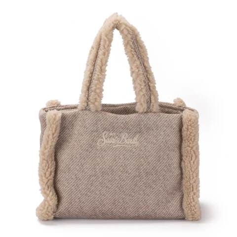 Дамска чанта Colette Shearling SAINT BARTH — снимка 6