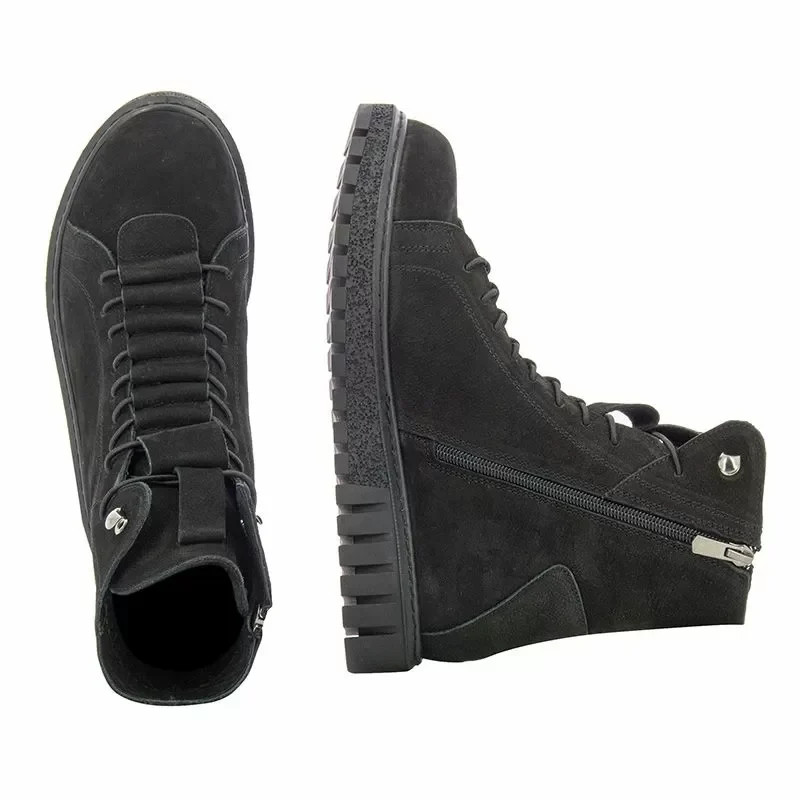 Дамски Спортни Боти COCONUT – 258 BOTFLEXX BLACK — снимка 5