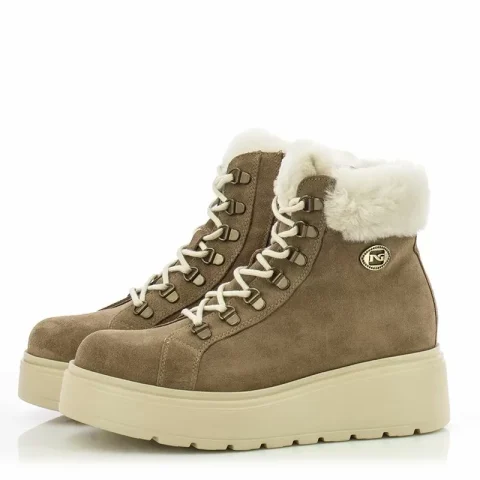 Дамски Спортни Боти NERO GIARDINI – I514908D CAPPUCCINO — снимка 3