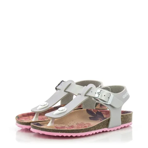 Сандали Момичета GEOX – J258MB 000NF J ADRIEL GIRL SILVER_1 — снимка 3
