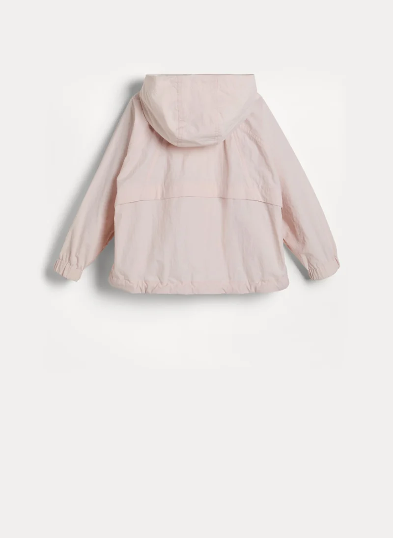 Яке с качулка и монили Brunello Cucinelli Kids — снимка 2