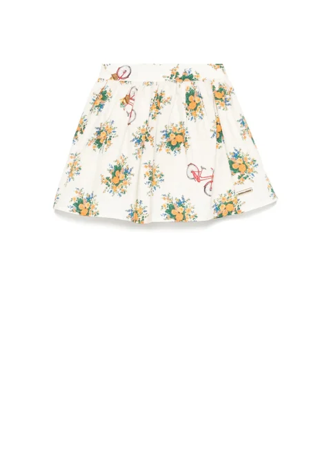 Пола с принт Moschino Kids — снимка 2