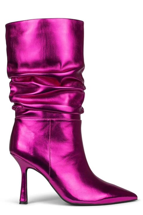 Високи ботуши Guillo - 2 Met Booties 0101003671 fuchsia