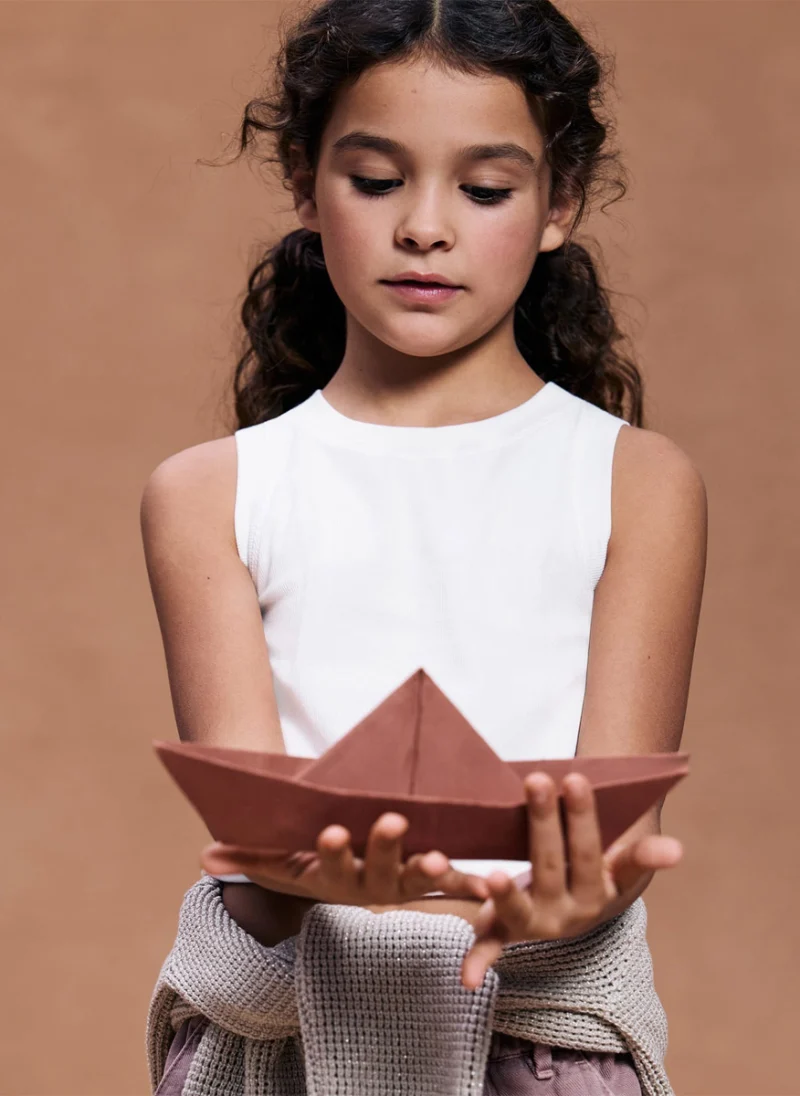 Топ с монили Brunello Cucinelli Kids 12 — снимка 6