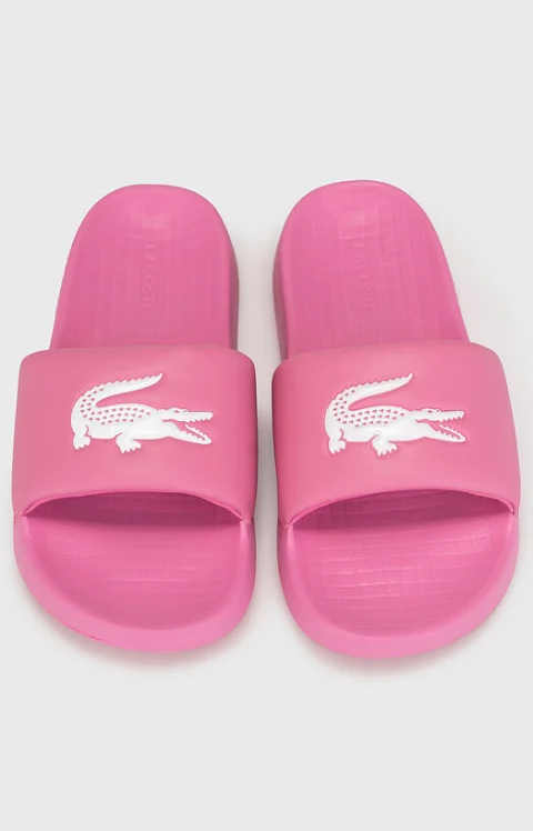 Розови чехли CROCO 1.0 123 с лого акцент — снимка 6