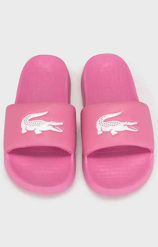 Розови чехли CROCO 1.0 123 с лого акцент — снимка 6