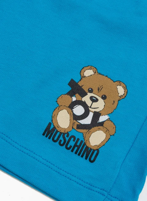 Къс панталон с лого принт Moschino Kids — снимка 3