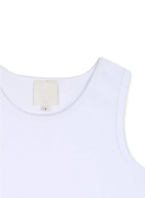 Топ с контрастно лого Givenchy Kids — снимка 2