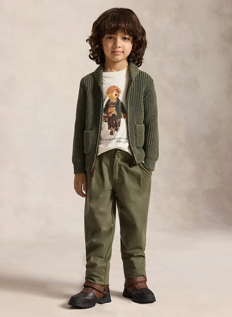 Тишърт с принт 'Polo Bear' Ralph Lauren Kids 2-7