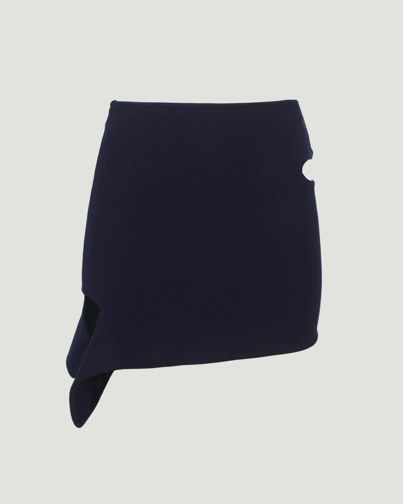Loop Knit Mini Skirt