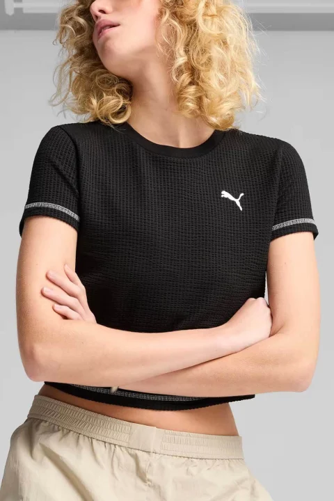 Top Dare To Textured 629806 01 puma black — снимка 2