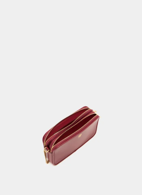 Мини чанта от естествена кожа Bally — снимка 3