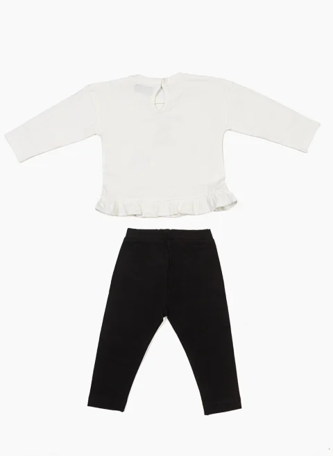 Комплект с принт Moschino Kids — снимка 2