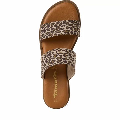 Дамски Равни Чехли TAMARIS – 1-27112-44-360 LEOPARD — снимка 5