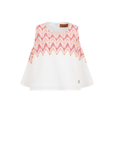 Топ с принт'Zig-Zag' Missoni Kids