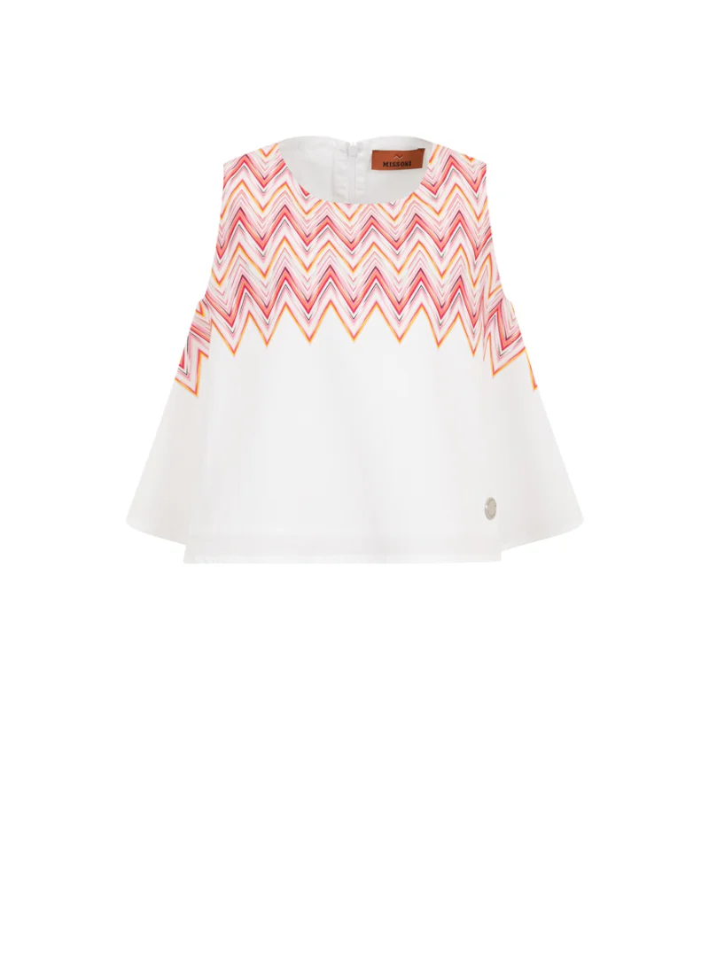 Топ с принт'Zig-Zag' Missoni Kids