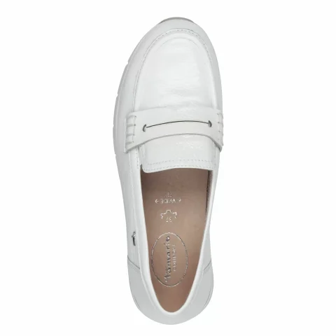 Дамски Мокасини Tamaris COMFORT – Tamaris COMFORT WHITE PATENT — снимка 5