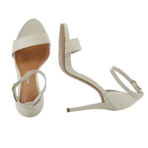 Дамски Сандали На Ток BOTTERO – 364401 OFF WHITE — снимка 5