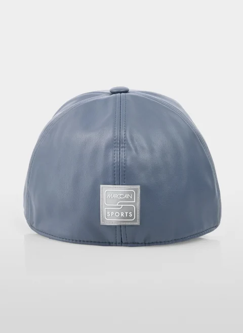 Шапка с кожен ефект Marc Cain Sports — снимка 3
