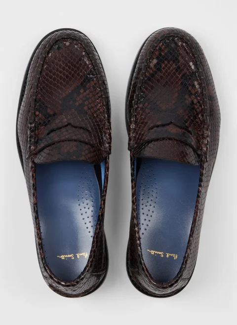 Мокасини 'Snake-effect' Paul Smith — снимка 3