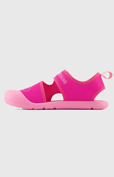 Розови сандали CRSR с лого акцент — снимка 4