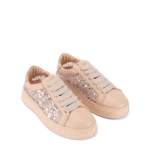 Дамски бежови спортни обувки Giuly Fabric AGL — снимка 7