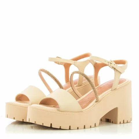 Дамски Сандали На Ток RAMARIM – 2354225 SAND/LIGHT PEACH — снимка 3