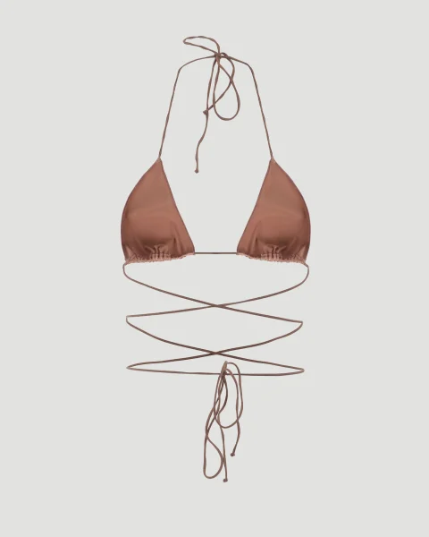 Satin Microkini in Gold — снимка 5