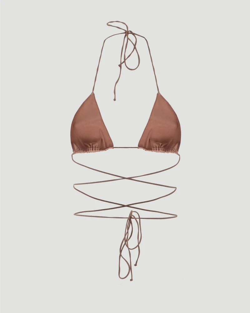 Satin Microkini in Gold — снимка 5