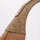 Дамска кафява чанта Full Moon Hobo Large BORBONESE — снимка 4