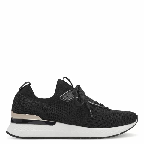 Дамски Сникърс TAMARIS – 1-23712-42-048 BLACK/GOLD — снимка 2