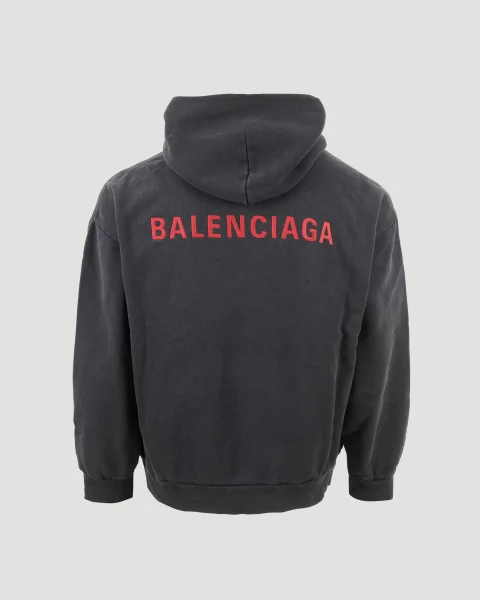 Medium Fit Hoodie in Faded Black — снимка 3