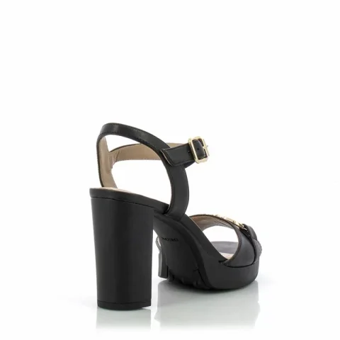 Дамски Сандали На Ток GEOX – D55B6A D WALK PLEASURE 85S BLACK — снимка 3