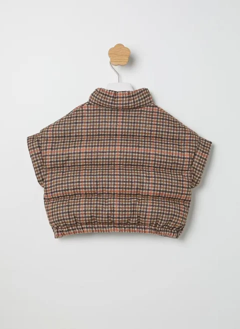Пухен елек с вълна Brunello Cucinelli Kids — снимка 3