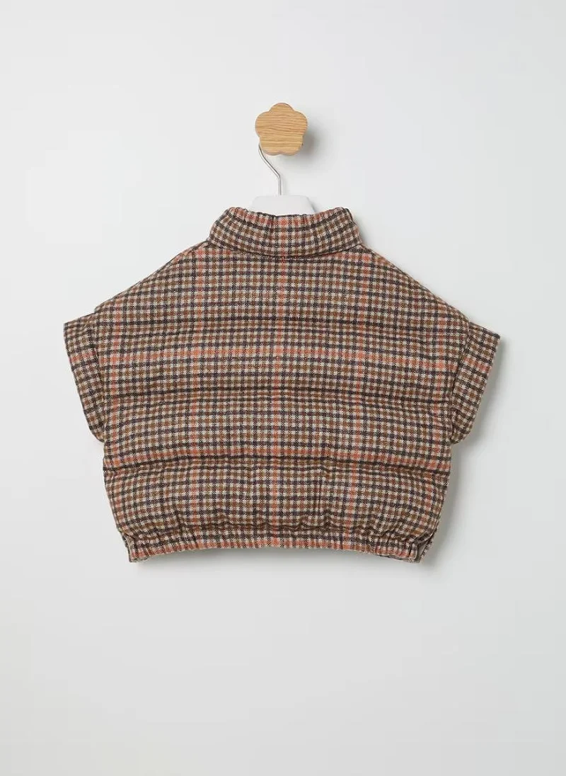 Пухен елек с вълна Brunello Cucinelli Kids — снимка 3
