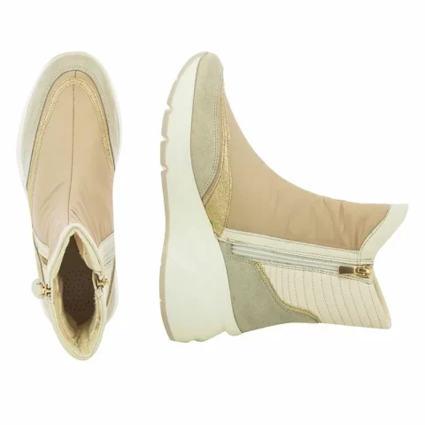 Дамски Спортни Боти CARLO FABIANI – 23901 CREMA COMBI — снимка 5