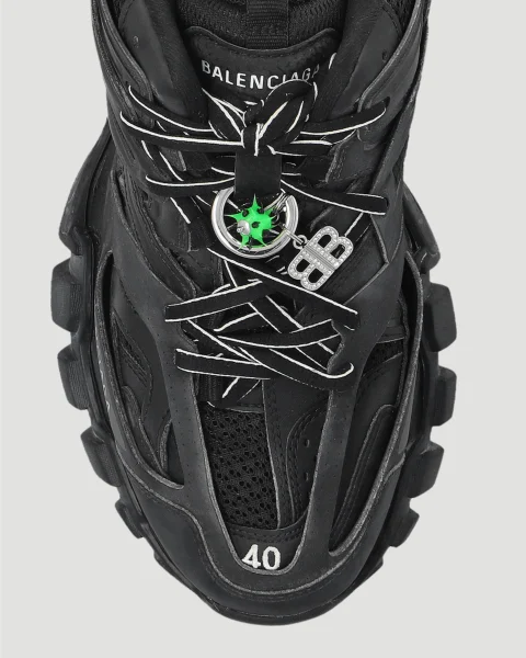 Track Sneaker with Charms in Black — снимка 5