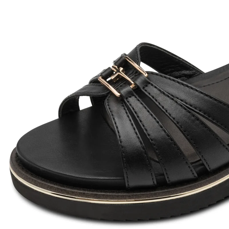 Дамски Сандали На Платформа TAMARIS – 1-28242-46-001 BLACK — снимка 4